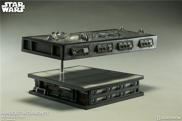 1/6 SIDESHOW - STAR WARS HAN SOLO IN CARBONITE