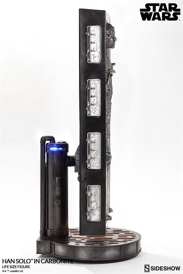 SIDESHOW STAR WARS - HAN SOLO IN CARBONITE LIFE-SIZE STATUE