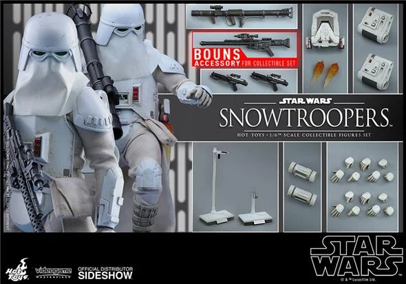 1/6 HOT TOYS - STAR WARS SNOWTROOPERS SET