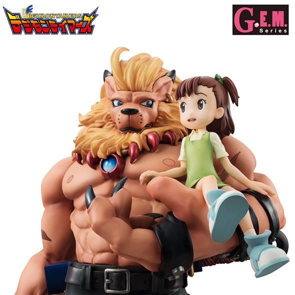 DIGIMON - LEOMON & KATO JYURI GEM STATUE