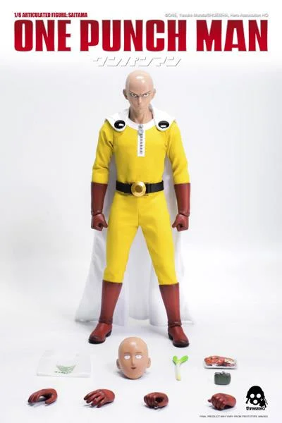 1/6 THREEZERO SCALE ARTICULED FIGURE - ONE POUNCH MAN SAITAMA