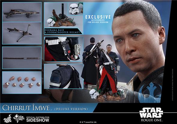 1/6 HOT TOYS - STAR WARS ROGUE ONE CHIRRUT IMWE DELUXE