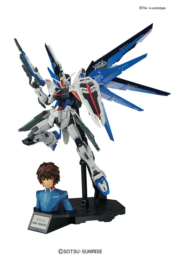 1/100 MG GUNDAM FREEDOM 2.0 + KIRA BUST
