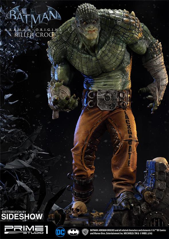 BATMAN ARKHAM ORIGINS - KILLER CROC STATUE