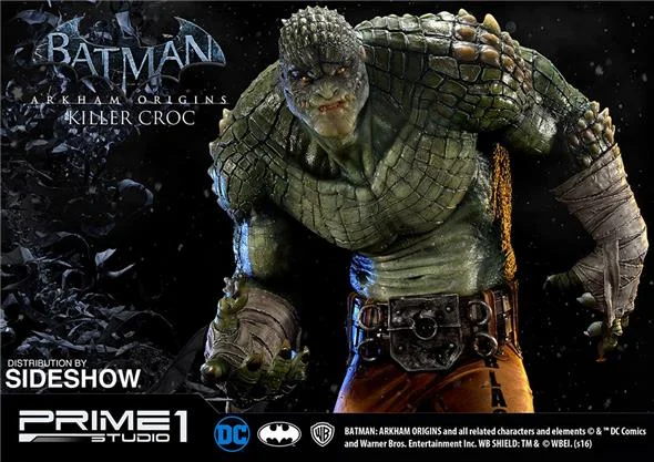 BATMAN ARKHAM ORIGINS - KILLER CROC STATUE
