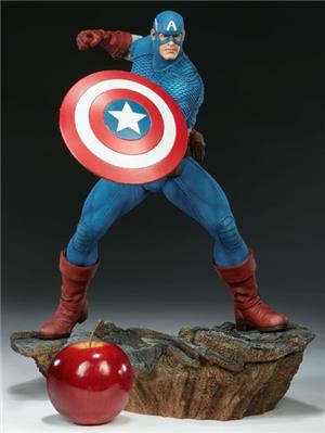 sideshow-captain-america-avengers-assemble-statue