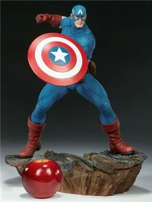 sideshow-captain-america-avengers-assemble-statue