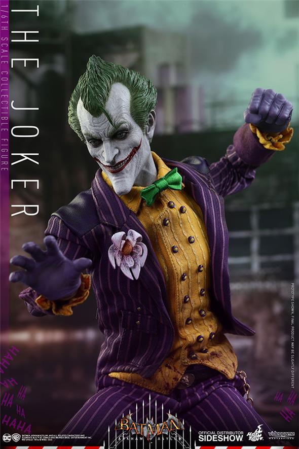 1/6 HOT TOYS - BATMAN ARKHAM ASYLUM JOKER