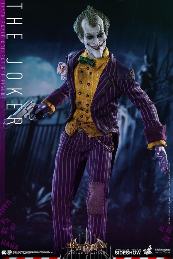1/6 HOT TOYS - BATMAN ARKHAM ASYLUM JOKER