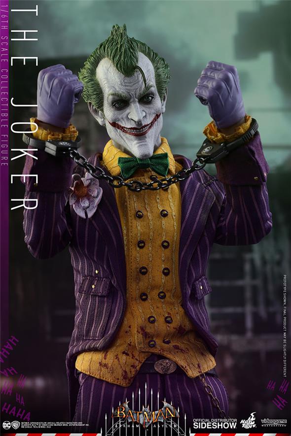 1/6 HOT TOYS - BATMAN ARKHAM ASYLUM JOKER