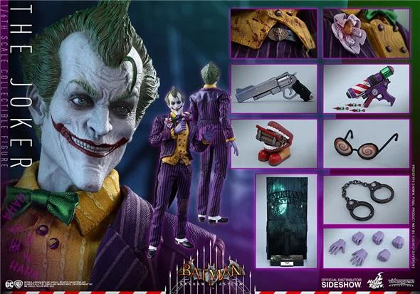 1/6 HOT TOYS - BATMAN ARKHAM ASYLUM JOKER