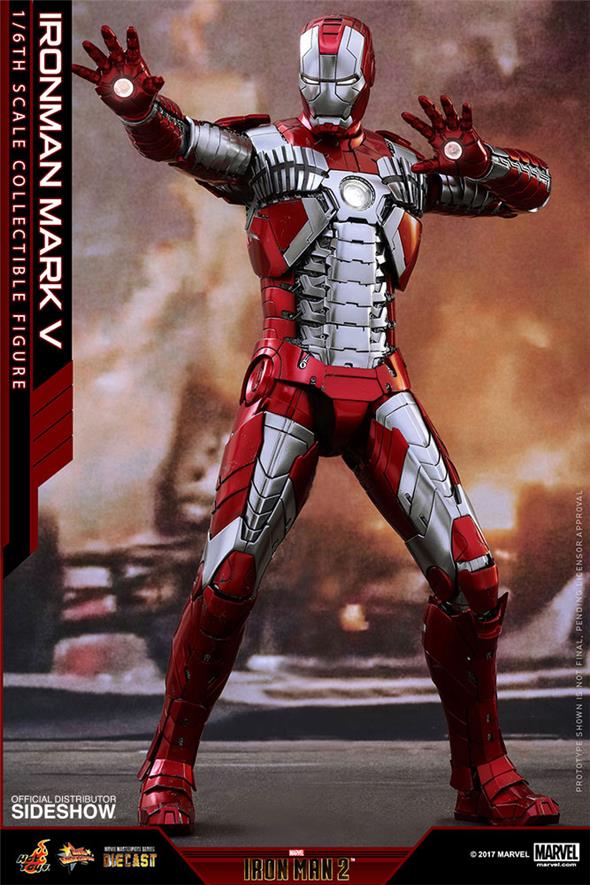 1/6 HOT TOYS - IRON MAN MARK 5 DIECAST FIGURE