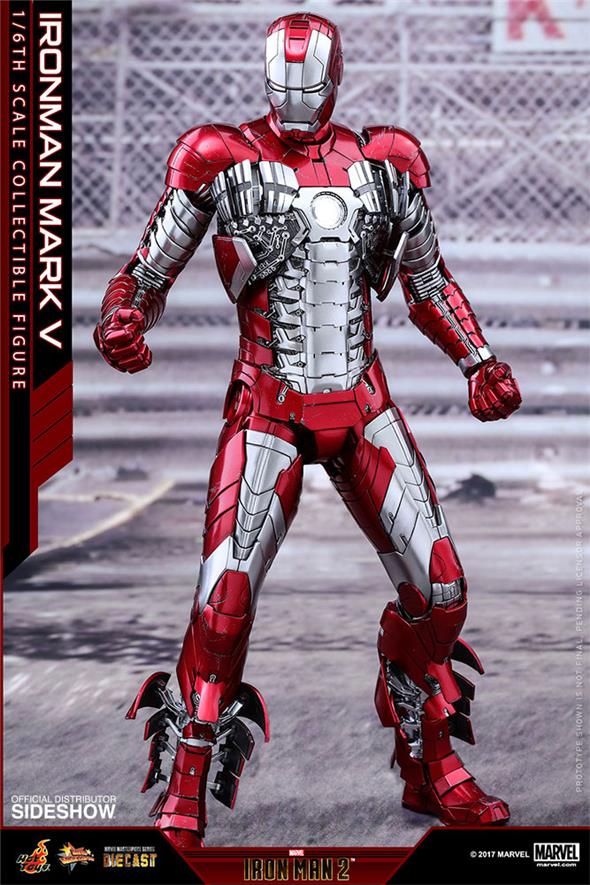 1/6 HOT TOYS - IRON MAN MARK 5 DIECAST FIGURE