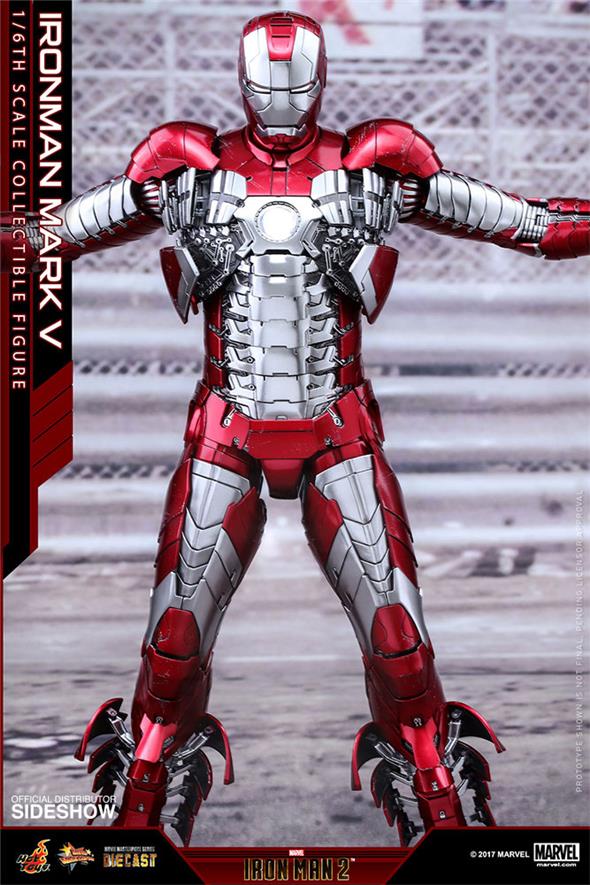 1/6 HOT TOYS - IRON MAN MARK 5 DIECAST FIGURE