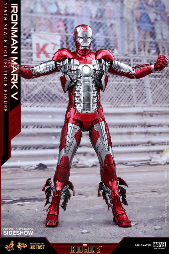 1/6 HOT TOYS - IRON MAN MARK 5 DIECAST FIGURE