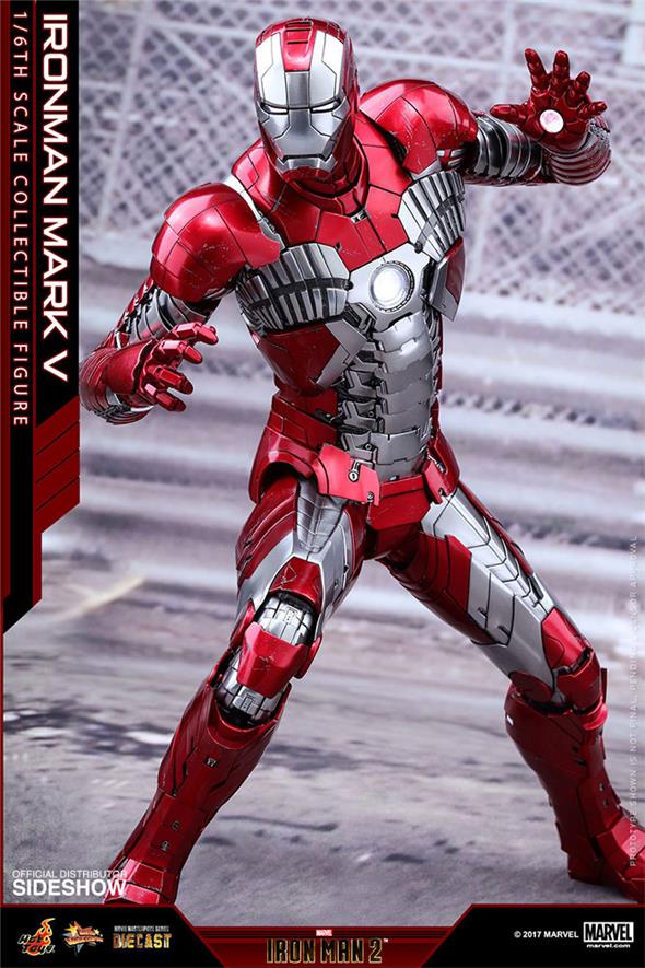 1/6 HOT TOYS - IRON MAN MARK 5 DIECAST FIGURE