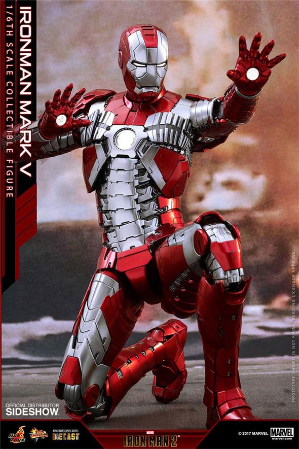 1/6 HOT TOYS - IRON MAN MARK 5 DIECAST FIGURE