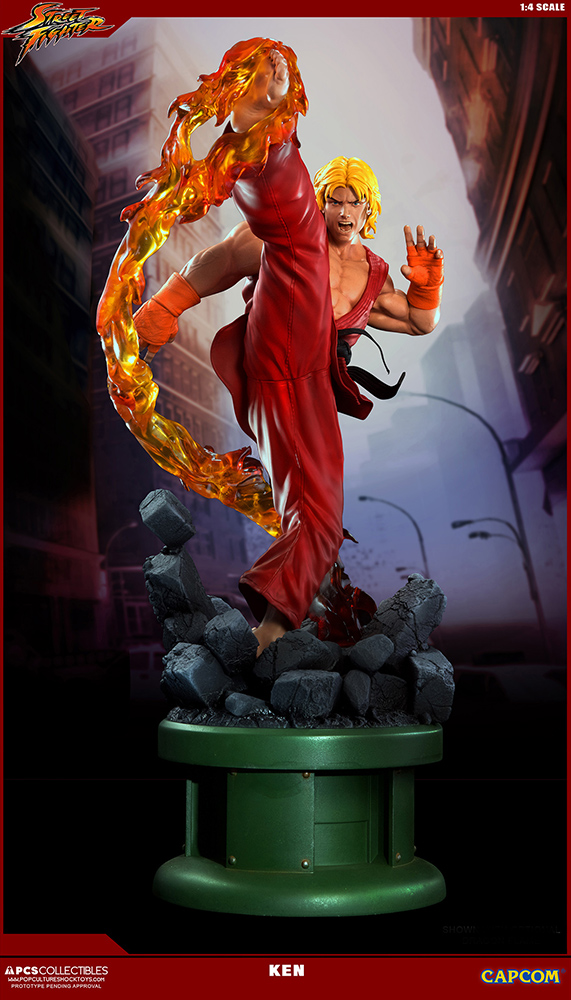 1/4 STREET FIGHTER 5 - KEN ULTRA STATUE