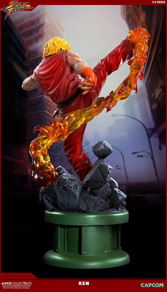 1/4 STREET FIGHTER 5 - KEN ULTRA STATUE
