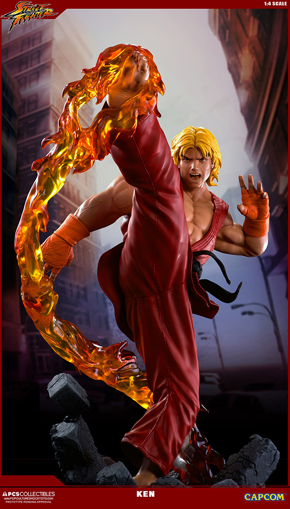 1/4 STREET FIGHTER 5 - KEN ULTRA STATUE