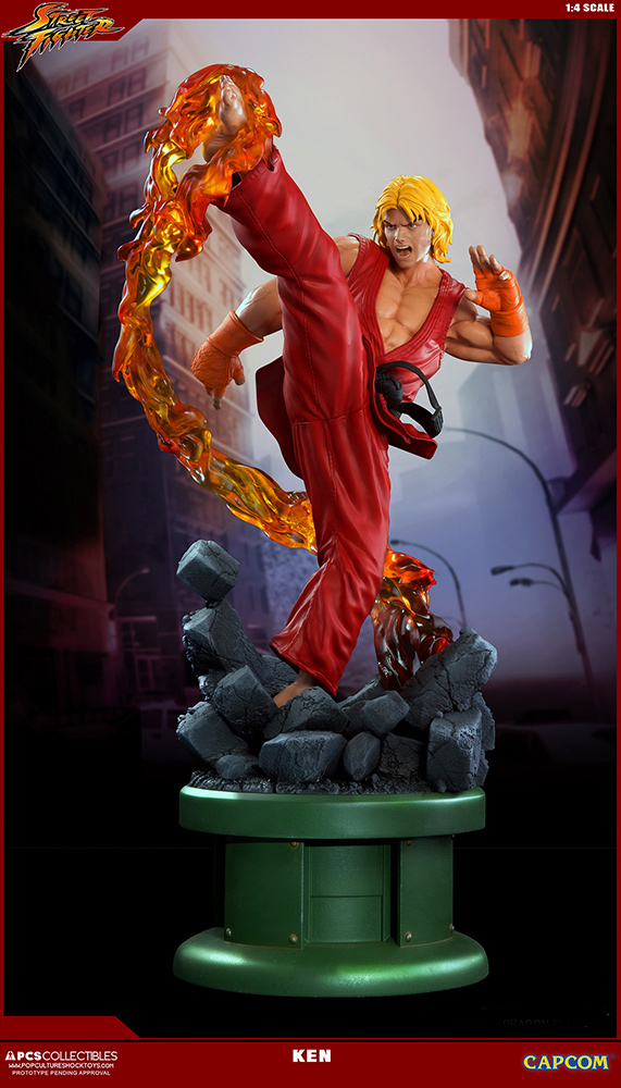 1/4 STREET FIGHTER 5 - KEN ULTRA STATUE